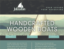 Tablet Screenshot of johnstonboats.com